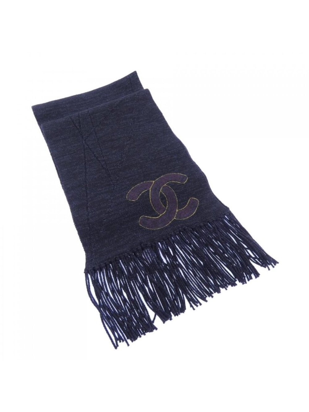 Chanel Scarf Black